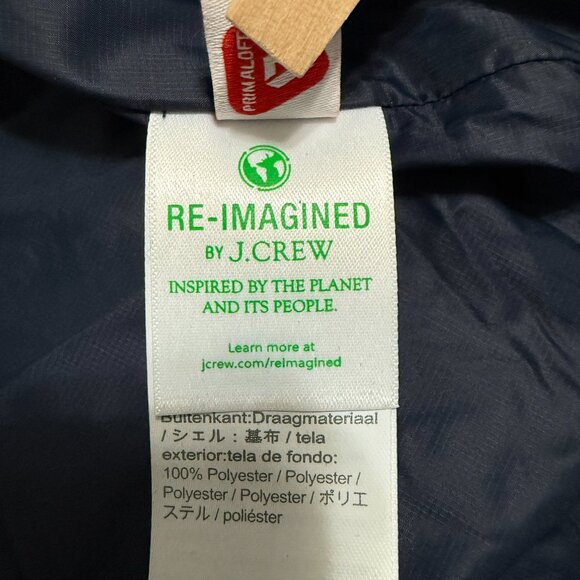 J. Crew Checkered Black and White Puffer Jacket - Picture 14 of 16